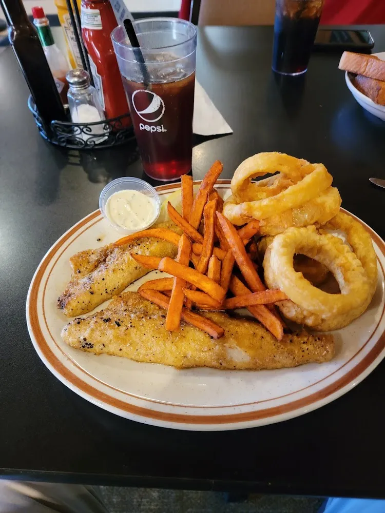 Pan Fried Lake Perch Dinner